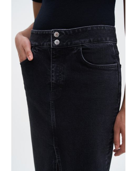 Filippa K Blue Trucker Jean Skirt
