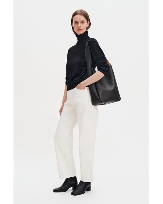 Filippa K White Eileen Leather Boots