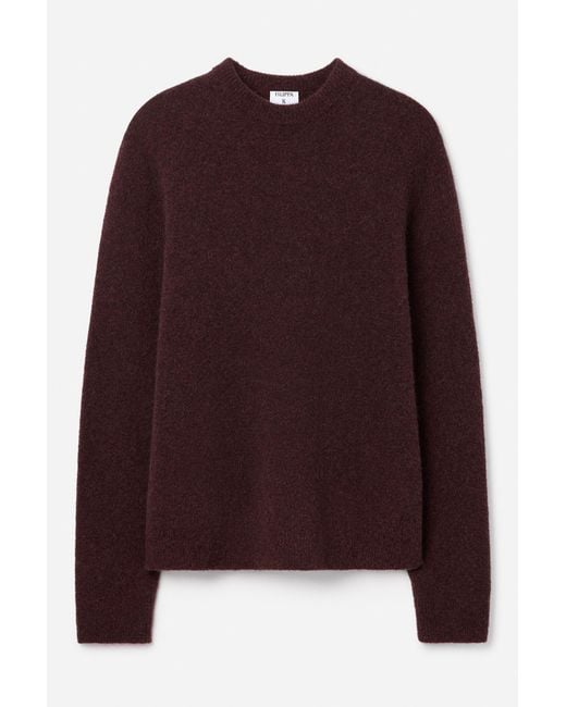 Filippa K Red Wool Yak Sweater for men