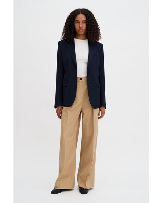 Filippa K Blue Paloma Cotton Trousers