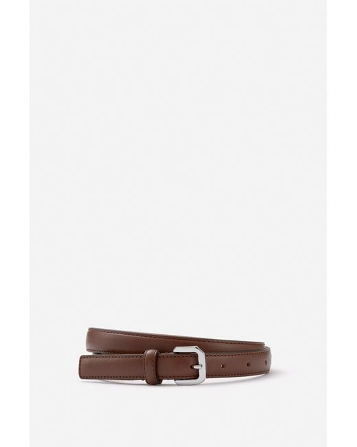 Filippa K White Small Buckle Belt