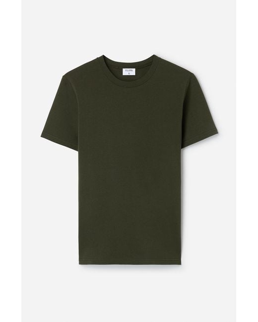 Filippa K Green Stretch Cotton Tee for men