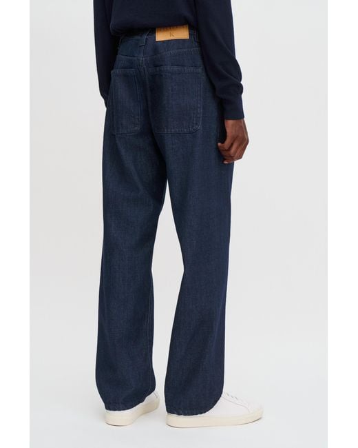 Filippa K Blue Denim Work Jeans for men