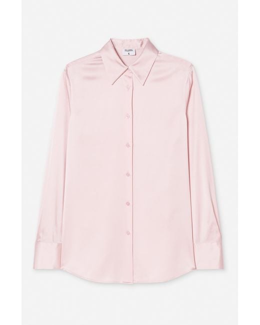 Filippa K Pink Silk Shirt