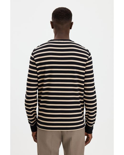 Filippa K Black Hammer Sleeve Sweater for men