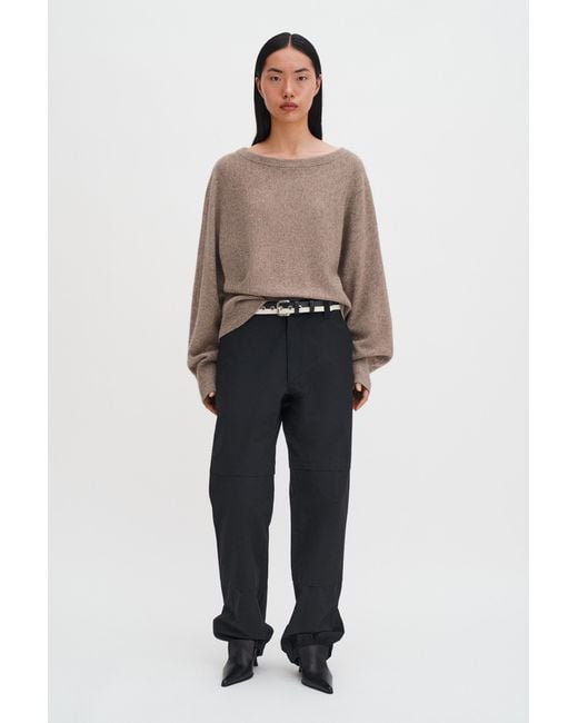 Filippa K Multicolor Wool Yak Boatneck Sweater