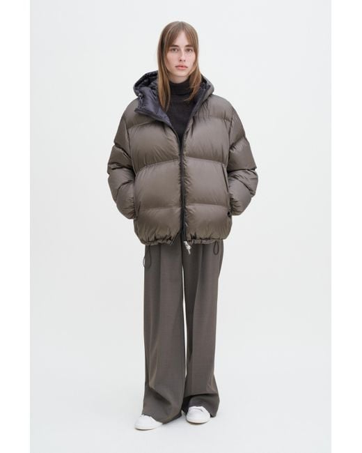 Filippa K Brown Puffer Down Jacket for men