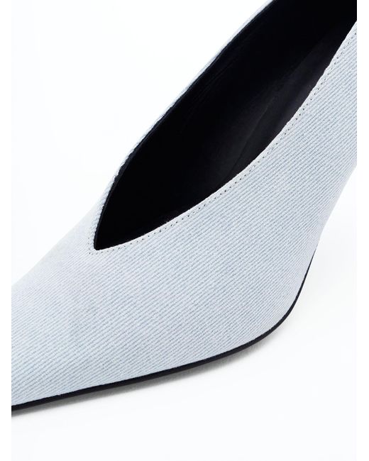 Filippa K White Pointy High Pumps