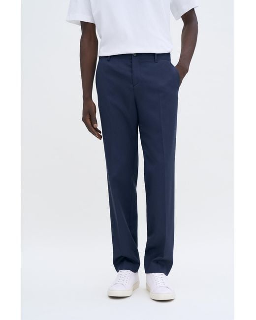 Filippa K Blue Troy Trousers for men