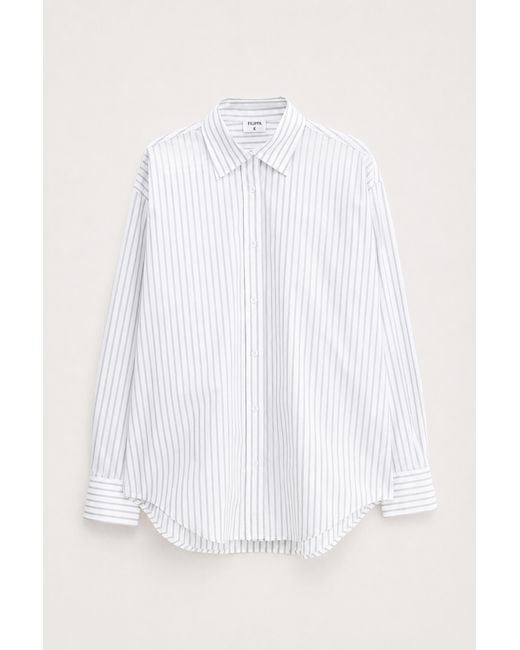 Filippa K White Classic Poplin Shirt