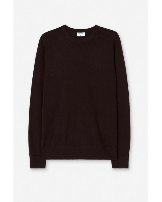 Filippa K Black Merino Sweater for men
