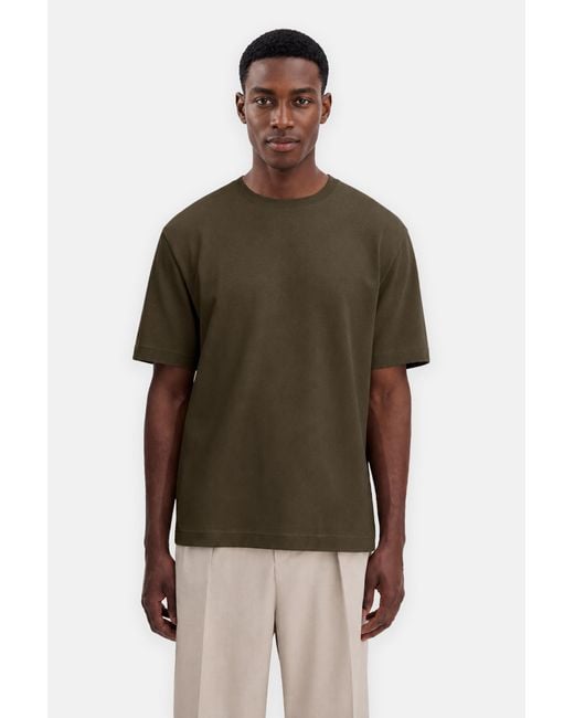 Filippa K Green Heavy Crewneck Tee for men