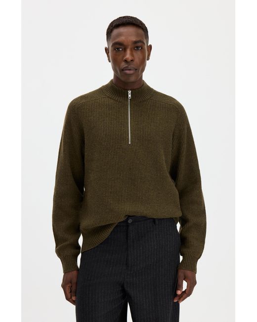 Filippa K Multicolor Wool Half Zip Sweater for men