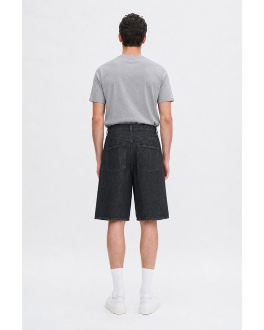 Filippa K Blue Oversized Jean Shorts for men
