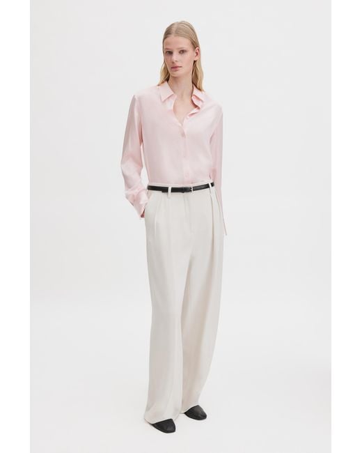 Filippa K Pink Silk Shirt
