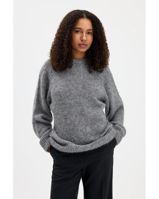 Filippa K Gray Hairy Alpaca Sweater