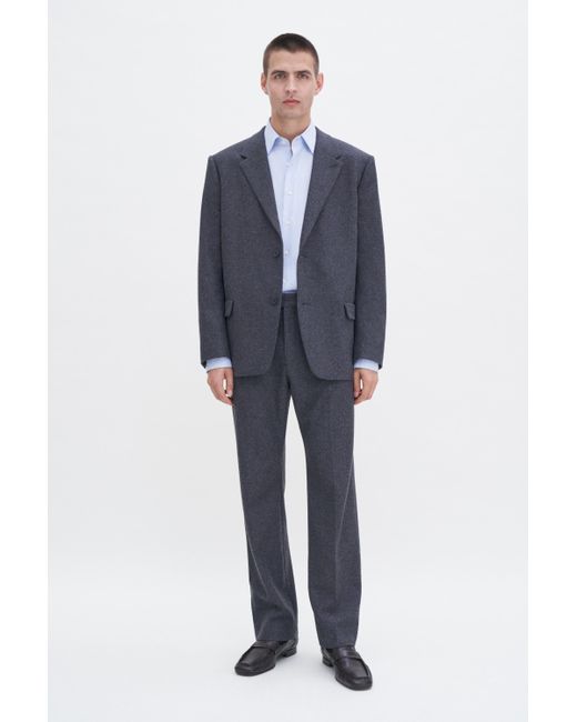 Filippa K Blue Brushed Wool Blazer for men