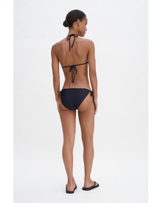 Filippa K White Triangle Bikini Top