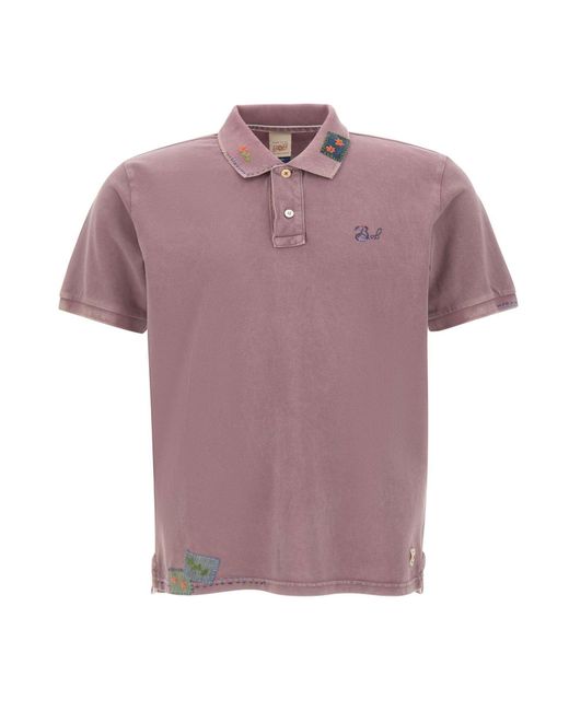 Polo "Basic" di Bob in Purple da Uomo