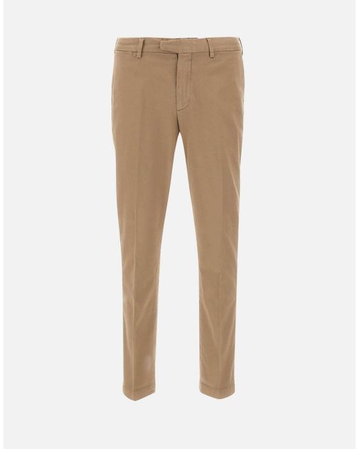 Pantalone di Devore in Natural da Uomo