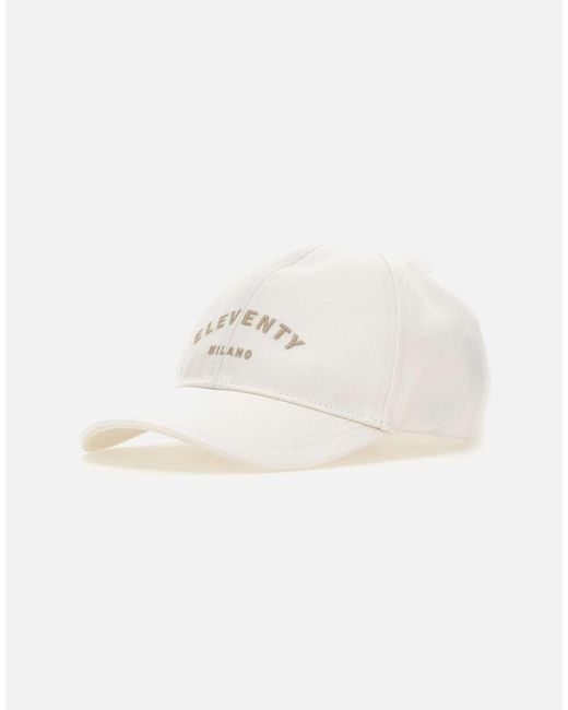 Cappello Da Baseball di Eleventy in White da Uomo