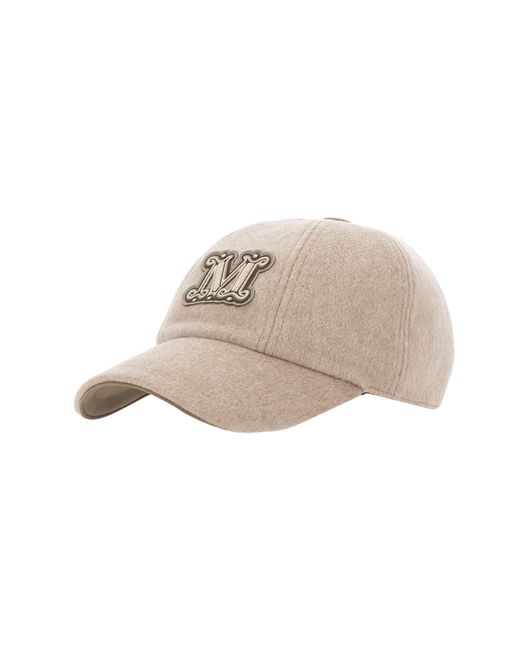 Cappello Baseball di Max Mara in Natural