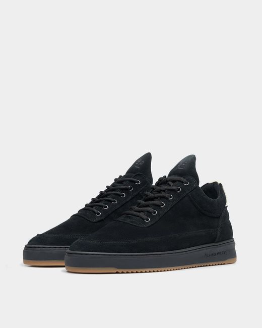 Filling Pieces Low Top Ripple Suede Black for Men | Lyst
