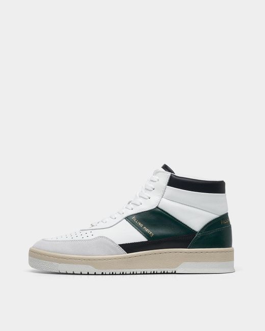 Filling Pieces Leather Mid Ace Spin Green | Lyst