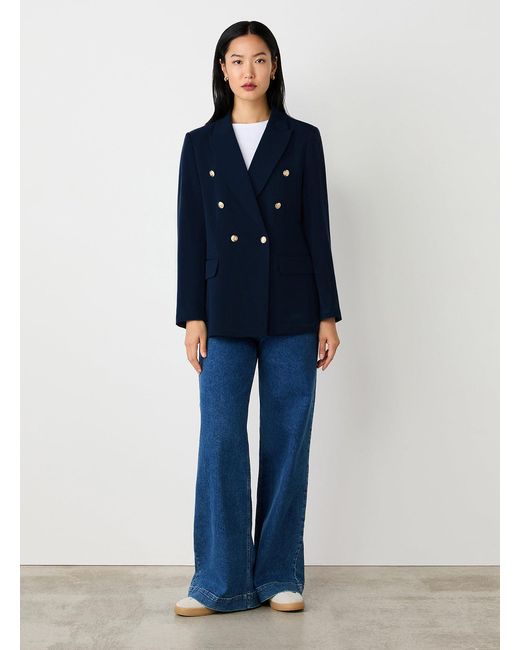 Finery London Blue Orla Tailored Blazer