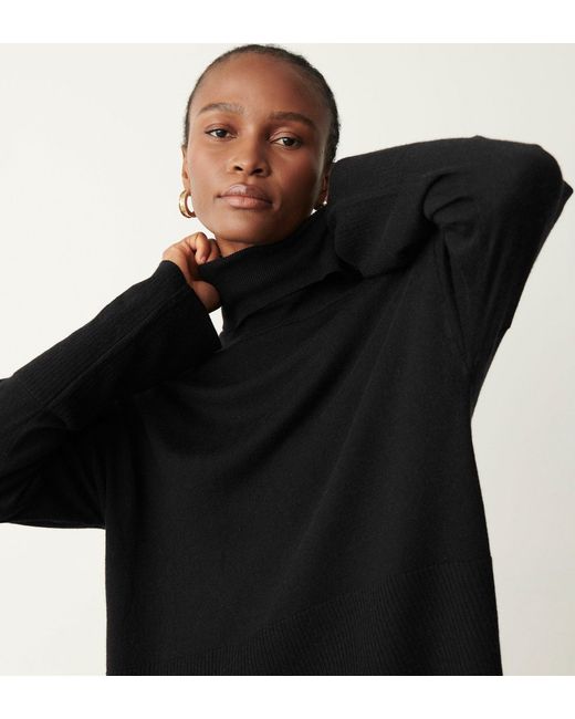 Finery London Black Sienna Roll Neck Jumper