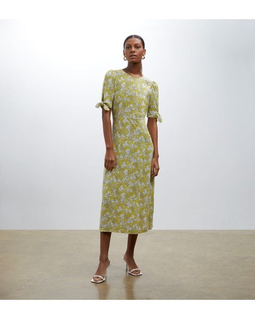 Finery London Green Caley Midi Dress