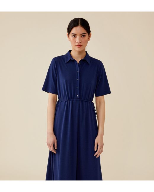 Finery London Blue Finley Midi Dress