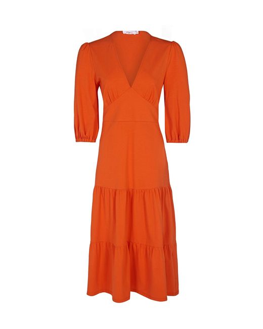 Women's Orange Evie Dress