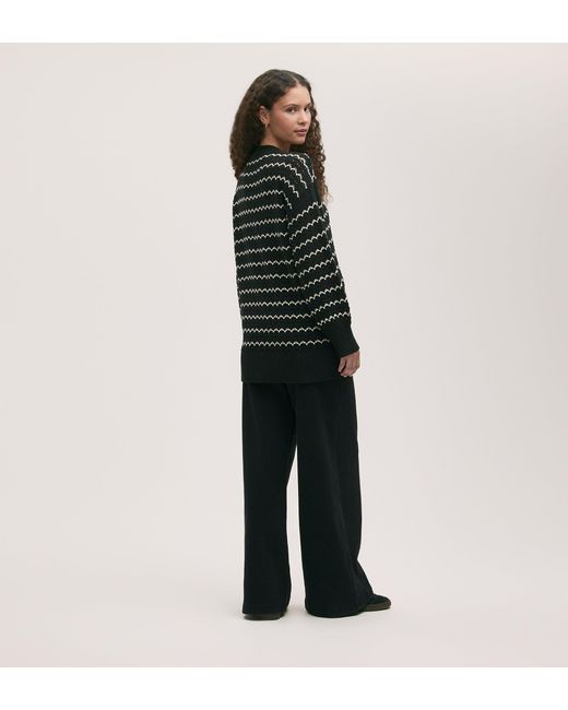 Finery London Black Alena Crochet Cardigan