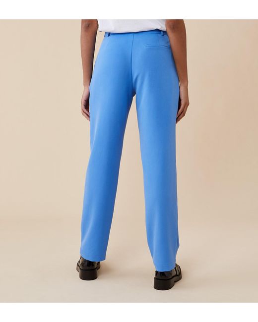 Finery London Blue Harper Trousers