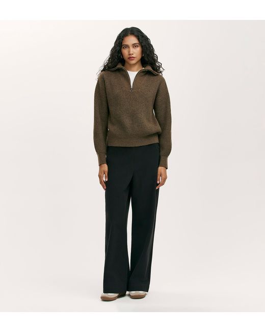 Finery London Green Maddy Knitted Jumper