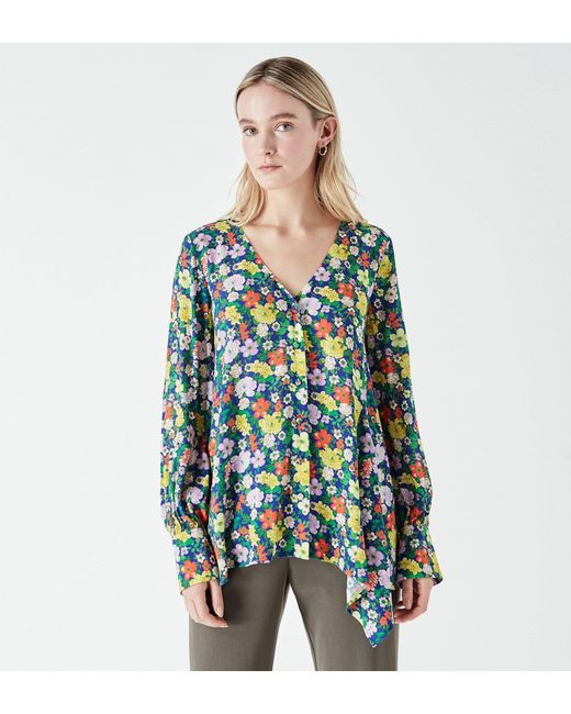 Women's Green Holland Top