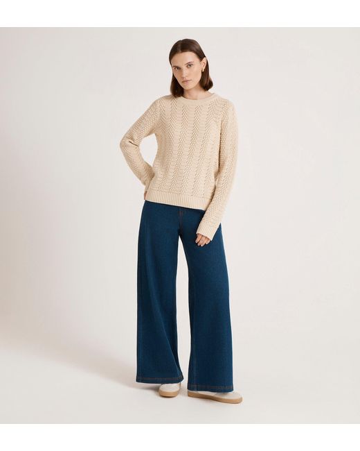 Finery London Natural Nova Knitted Jumper