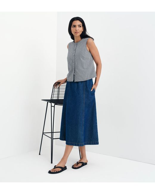 Women's Blue Winona Denim Skirt