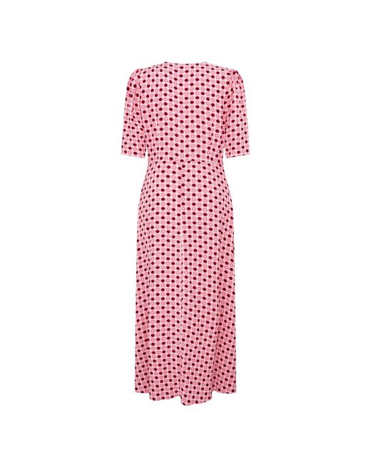 Finery London Pink Camilla Midi Dress