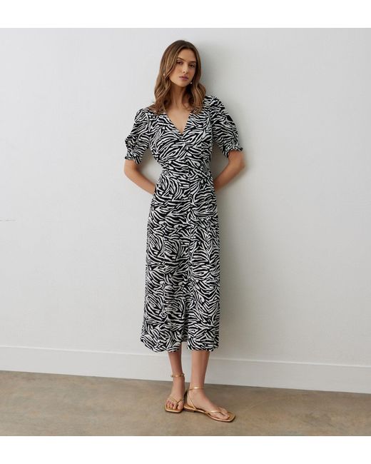 Finery London Multicolor River Crepe Midi Dress