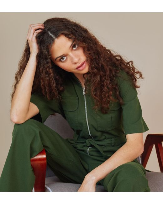 Finery London Green Jessie Jumpsuit