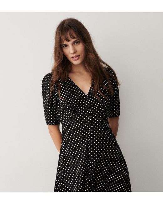 Finery London Black Camilla Dress