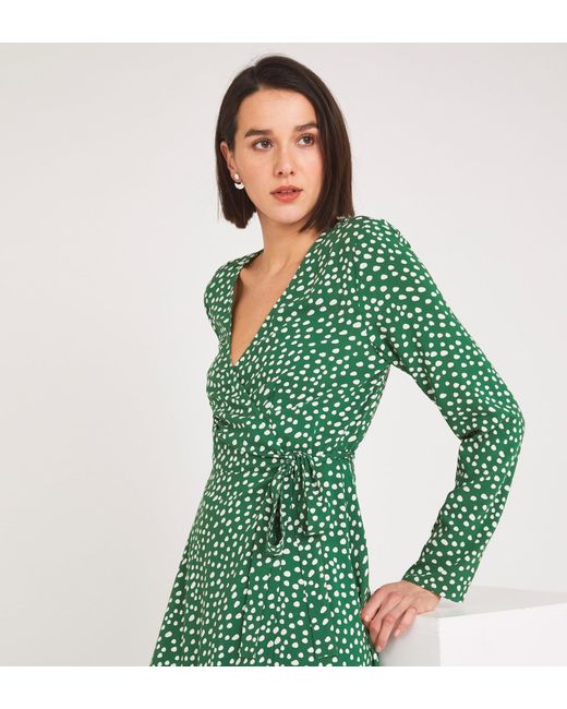 Finery London Green Imani Midi Dress