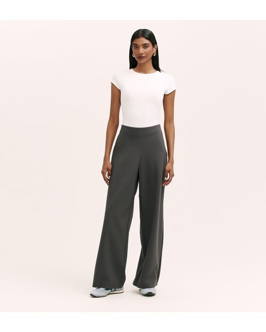 Women's Kenzie Ponte Jersey Wide Leg Trousers