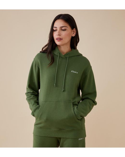 Finery London Green Arya Hoodie
