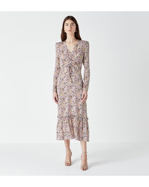 Finery London Multicolor Edwin Printed Midi Dress
