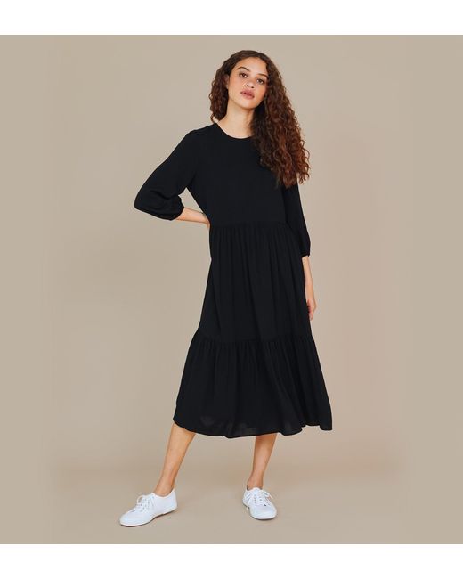 Finery London Blue Alyssa Midi Dress
