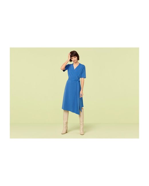 Finery London Blue Hettie Dress