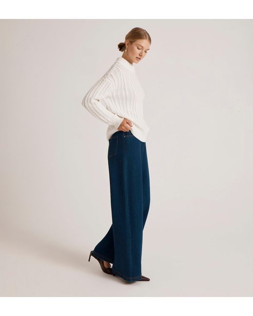 Finery London White Viviana Knitted Jumper